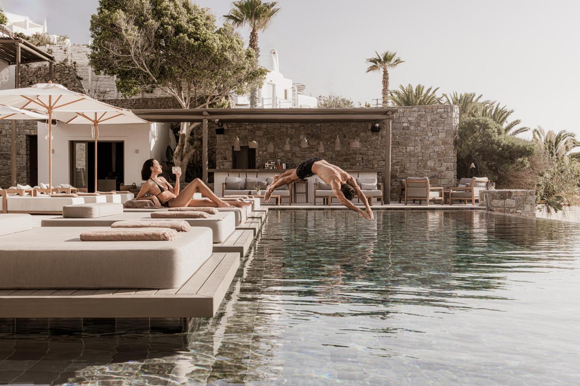 Enigma Mykonos Hideaway Suites 奥诺斯 外观 照片