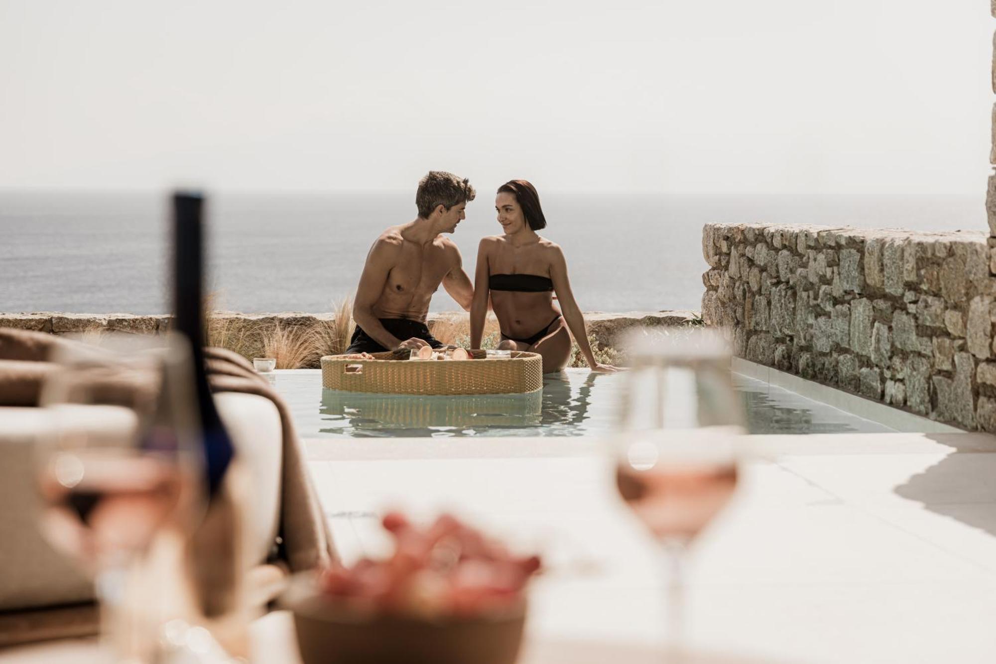 Enigma Mykonos Hideaway Suites 奥诺斯 外观 照片